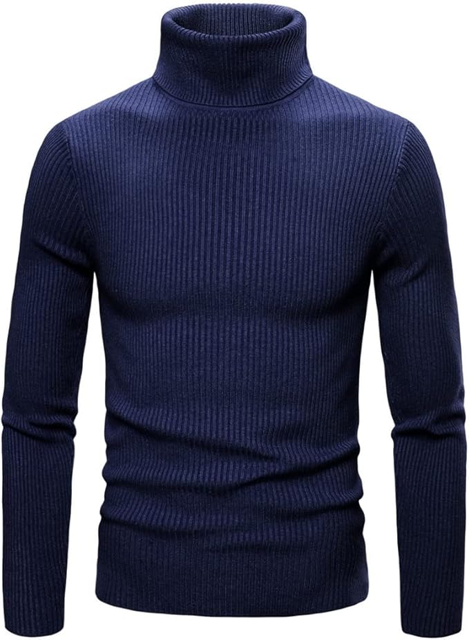 Navy Winters High Neck