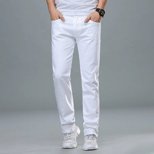 White Cotton Chinos Pant